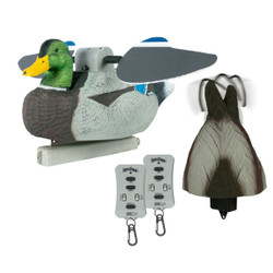 Lucky Duck HD Floater Flicker Tail 2 Remote Combo Motion Duck Decoys